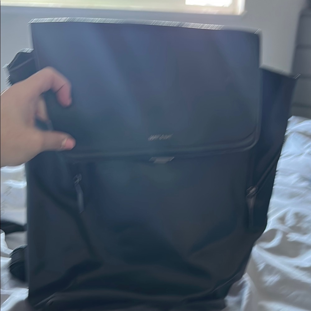 MATT & NAT FABI Black Vegan Leather Backpack